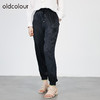 oldcolour春秋商场同款宽松显瘦休闲松紧束脚长裤O31073115 商品缩略图1