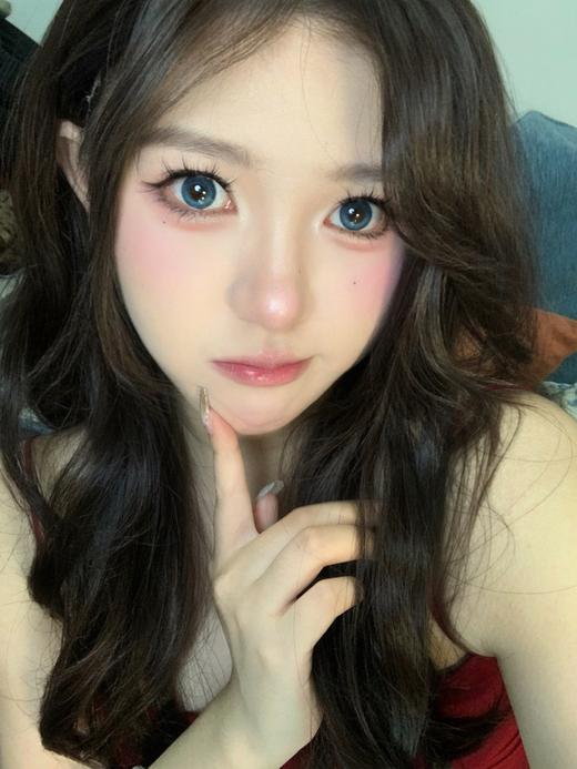 pfgirlcon 年抛美瞳 蓝冰泪 直径14.2mm着色13.4mm 商品图11