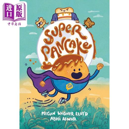 【中商原版】桥梁漫画 超级煎饼 Super Pancake 英文原版 小初文学 儿童漫画故事图画书 进口图书 幽默笑话故事书图画图像小说 商品图0