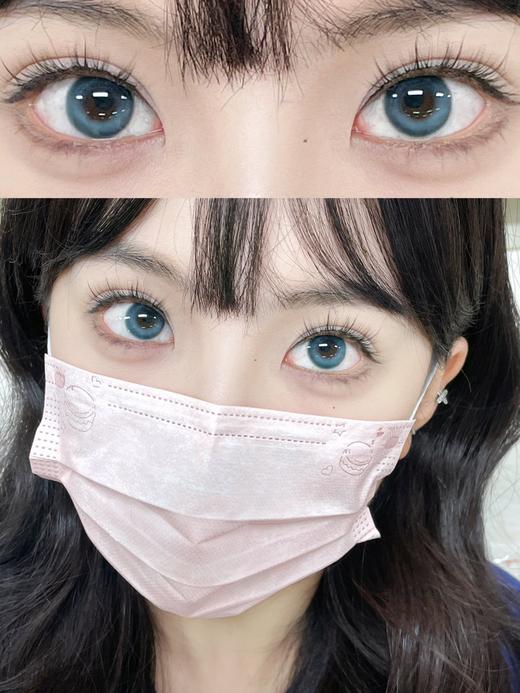 pfgirlcon 年抛美瞳 蓝冰泪 直径14.2mm着色13.4mm 商品图9