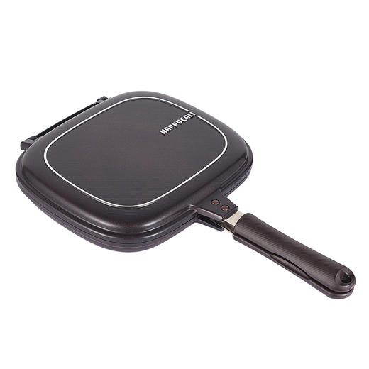 百货世界-德龙 Happycall欢乐锅 钛系列双面煎烤锅 棕色 商品图1