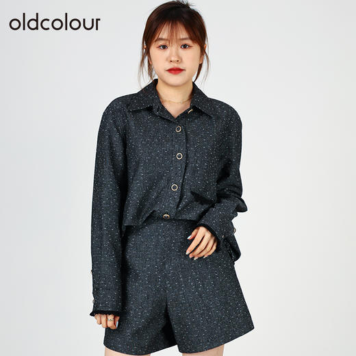 oldcolour2022秋季商场同款宽松显瘦高级感小众外套通勤O32042247 商品图2