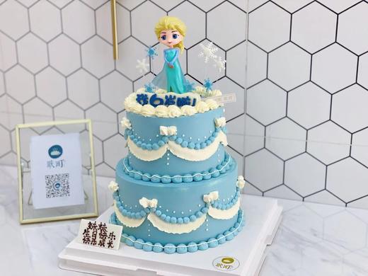 双层雾霾蓝金发艾莎公主 商品图2