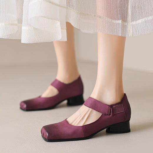 法式复古，新款芭蕾舞鞋高品质单鞋YJN-Y8102 商品图0