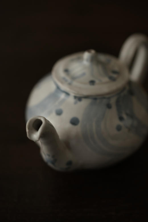 中田雄一54青灰流连文茶壶 商品图6