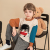 mettekids男童羊绒衫2023秋季新款撞色拼接毛衣儿童卡通针织衫 商品缩略图2