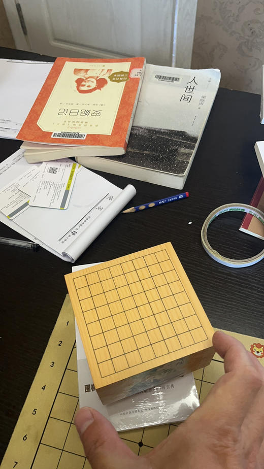 非常迷你本榧棋墩，颜色请备注。980元含棋墩一个，罐一对，棋子一小份。装饰品 商品图12