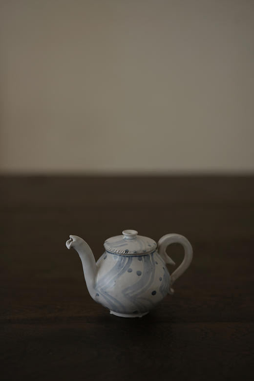 中田雄一54青灰流连文茶壶 商品图0