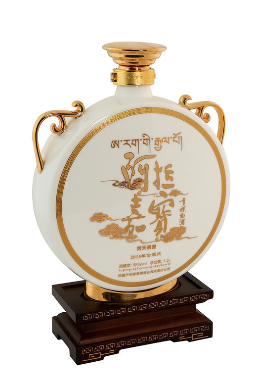 天佑德青稞酒 阿拉嘉宝（梵天佛地）青稞清香型  58° 单瓶 1500ml 商品图1