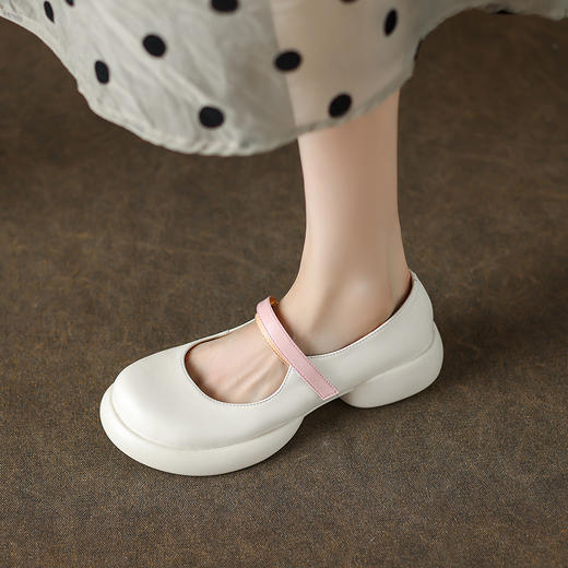 时尚百搭，厚底粗跟玛丽珍单鞋XWJ-X333-3 商品图10