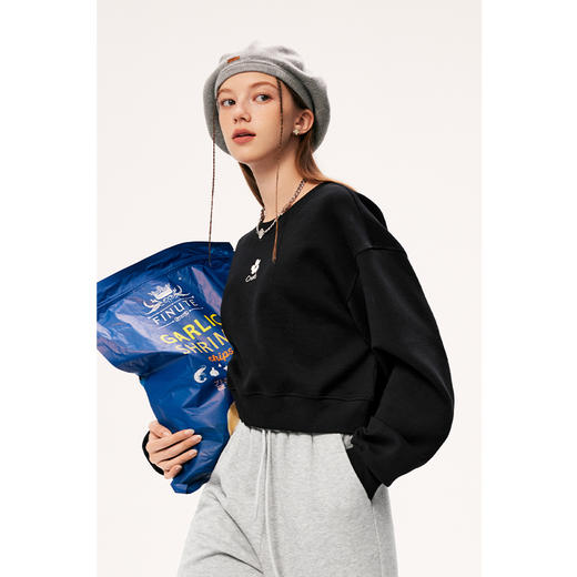 【严选】诗凡黎秋精致印花图案卫衣SE8100241 商品图4