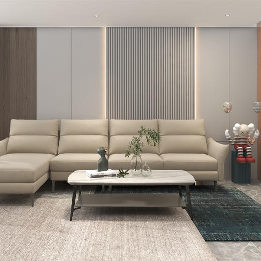 顾家家居整装 现代简约 茶几电视柜餐台餐椅 PT2065系列 商品图3