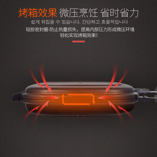 百货世界-德龙 Happycall欢乐锅 钛系列双面煎烤锅 棕色 商品图2