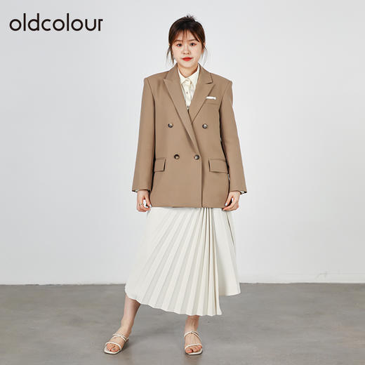oldcolour2022秋季商场同款气质时尚商务休闲西装外套女O32048283 商品图0