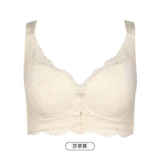 都市丽人舒软挺塑C杯适穿蕾丝调整型文胸超薄款3/4杯塑身文胸无钢圈内衣四排扣LJ33M2 商品图5