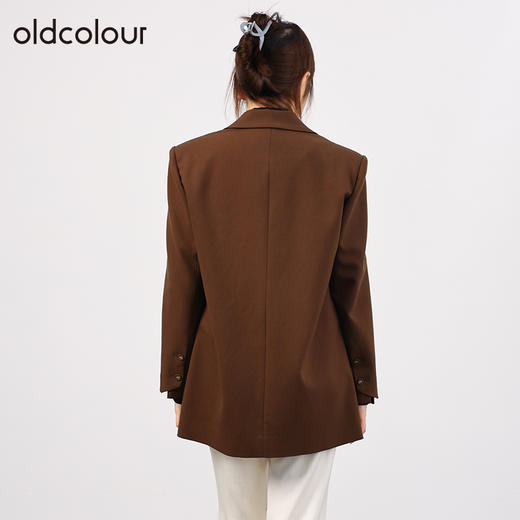oldcolour欧珂商场同款秋复古百搭通勤休闲西装外套女O34048429 商品图4