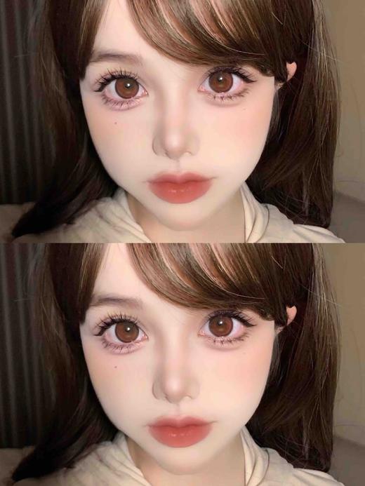 年抛 红莓黑加仑 AgensColor / 大直径14.5 着色14.4  / (同品牌多副更划算 选款色板在详情页) 红黑色美瞳 商品图10