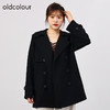 oldcolour欧珂秋商场同款双排扣高级感纯色薄风衣外套HO35047514 商品缩略图4