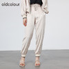 oldcolour春秋商场同款宽松显瘦休闲松紧束脚长裤O31073115 商品缩略图0