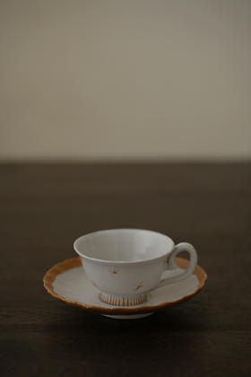 中田雄一84Demi咖啡套杯 黄星/黄轮线