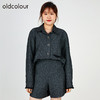 oldcolour欧珂秋商场同款休闲简约牛仔短裤裤裙女O32071210 商品缩略图1