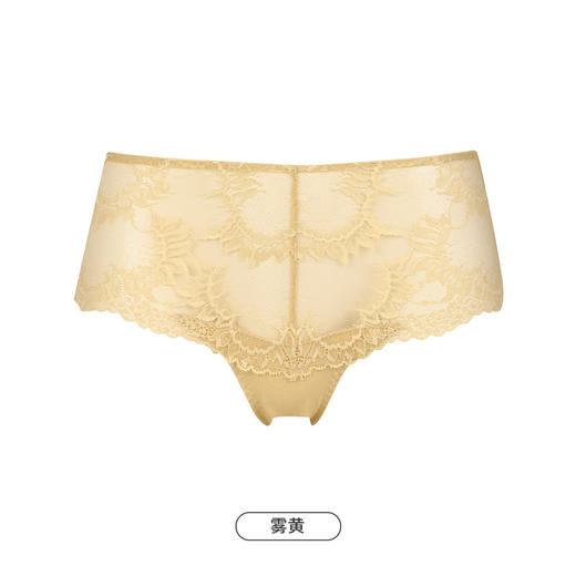 都市丽人舒软挺塑网纱面料中腰平角女士内裤LP39M2 商品图3