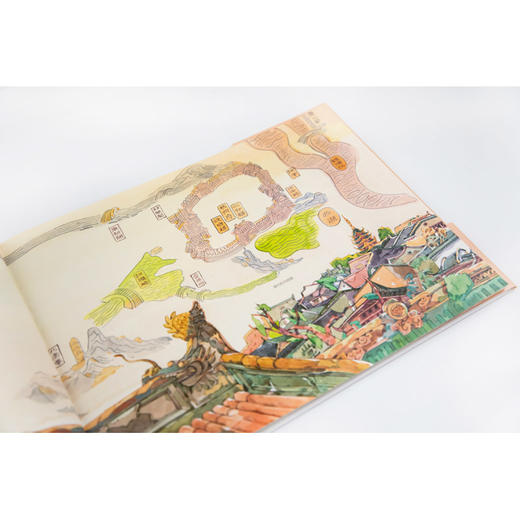 九神鹿绘本馆——杭州故事 良渚古城带我们认识史前杭州文明，西湖变迁让我们浸润着历史沧桑和华美。附赠精美诗词手册，跟着诗词游杭州！ 商品图4