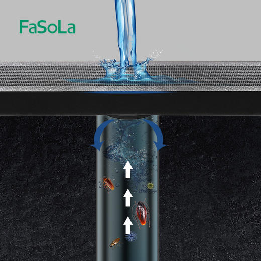 FaSoLa地漏贴防虫一次性下水道过滤网浴室拦发网卫生间毛发防堵塞 商品图6