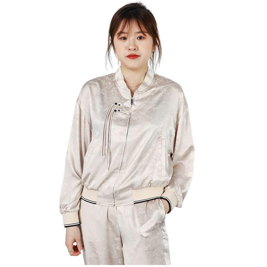 oldcolour2022秋商场同款文艺气质休闲短款长袖外套O31041106 商品图4