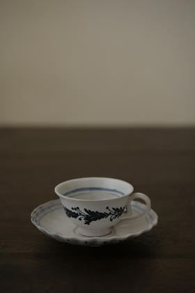 中田雄一72Demi咖啡套杯 青花结文