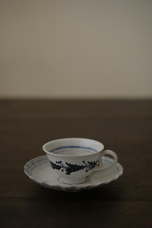 中田雄一72Demi咖啡套杯 青花结文 商品图0