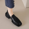 秋季新款，高品质纯色真皮厚底单鞋YJN-Y8103 商品缩略图1