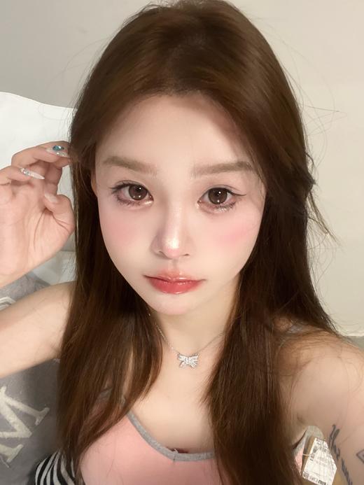 【大直径】PUFF GIRL-榛果甜豆-14.5mm【年抛 度数0-800度 含525/575】 商品图7