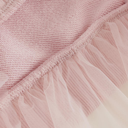 【马克珍妮 芦芙】秋装新款 女童超舒棉网纱拼接卫衣231751 商品图4