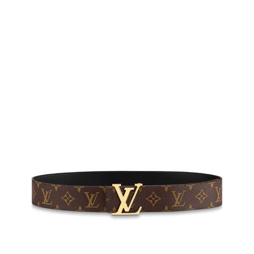 【预定款】路易·威登 LV INITIALES 4cm宽 男女通款 老花真皮双面腰带 M0566V 商品图0