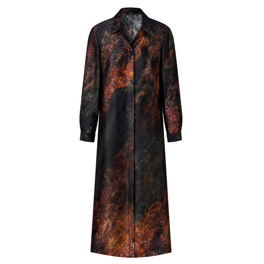 TANGY Collection天意高端2023秋季新品商场同款染秋系列衬衫连衣裙 商品图4