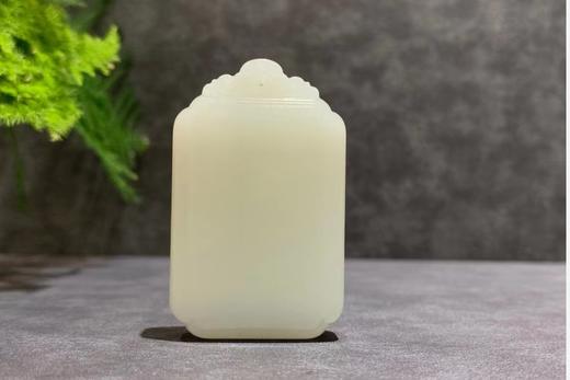 【御珠宫坊】羊脂白玉无事牌 商品图0