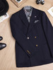 callisto银河蓝绵羊毛混纺西服 FSBWJ053C BL 商品缩略图4