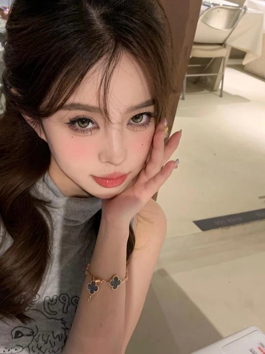 【大直径】PUFF GIRL-菠菜水手-14.5mm【年抛 度数0-800度 含525/575】 商品图1