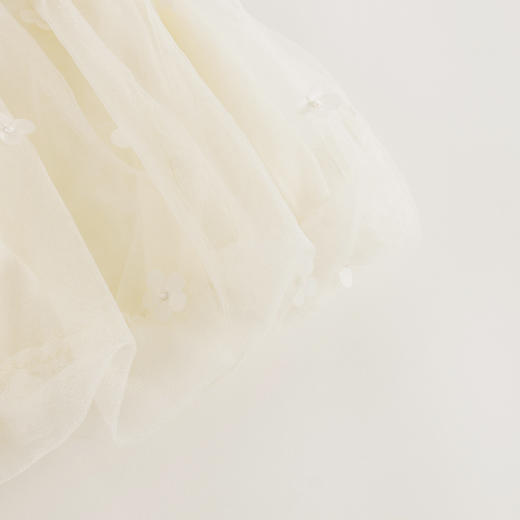 【马克珍妮 芦芙】秋装 女童立体刺绣网纱花苞半身裙短裙 231765 商品图4