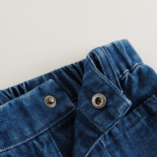 【马克珍妮 芦芙】秋装新款 女童纯棉修身牛仔裤喇叭裤231770 商品图4