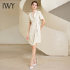 IWY/杏色西装连衣裙女名媛气质绑带显瘦职业裙232041Q1 商品缩略图5