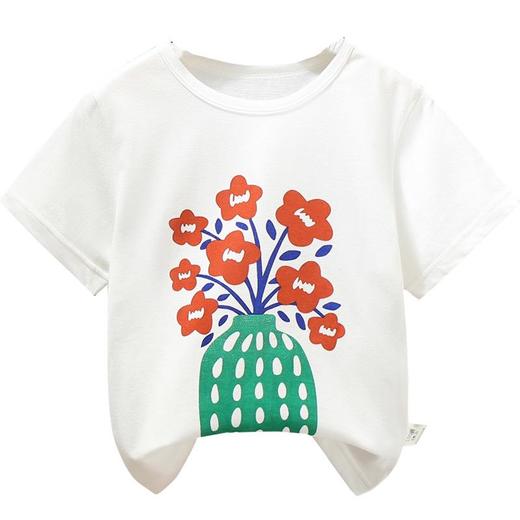 女童短袖t恤纯棉2023新款女孩儿童夏装童装夏季上衣夏款一件代发 商品图4