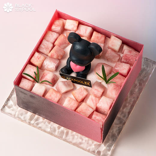 （联联兑换）七夕蛋糕2选1【告白熊·温柔粉】/【守护熊·甜酷黑】 商品图5