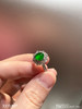 3311407，高冰帝王绿蛋面戒指。具体价格微信咨询 商品缩略图2