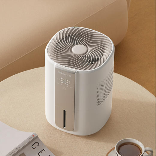 小熊加湿器 JSQ-F40J1 米白色 数码显示 蒸发式加湿器 商品图7