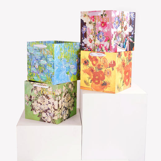 【琳琅】艺术家油画风手提袋（2个/包）（25*25*25cm） 商品图1