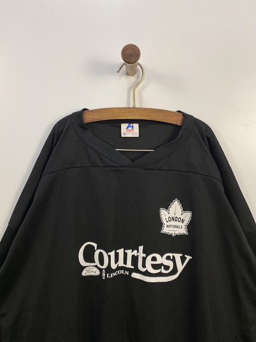 福特赞助 90年代 Vintage ATHLETIC International 加拿大制 冰球球衣 _SSJ(XL) 商品图1