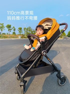 哈秀超能力四合一婴儿车可坐躺轻便折叠双向手推车宝宝伞车高景观