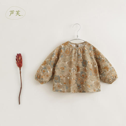 【马克珍妮 芦芙】秋装新款 女童纯棉宽松油画风小衫231602 商品图0